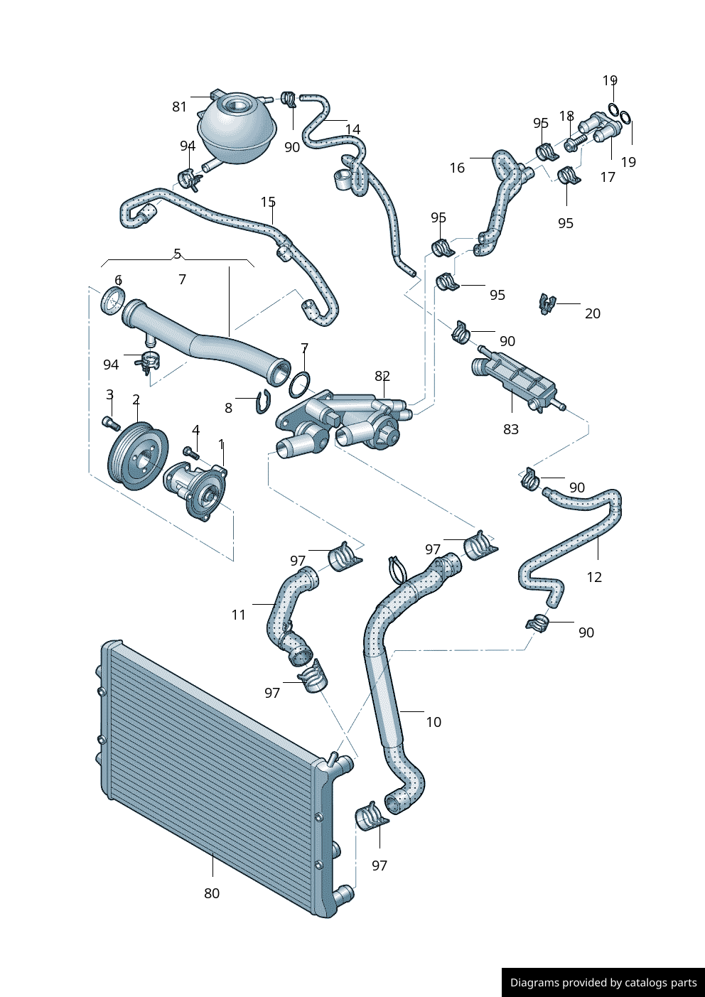 Car part diagram