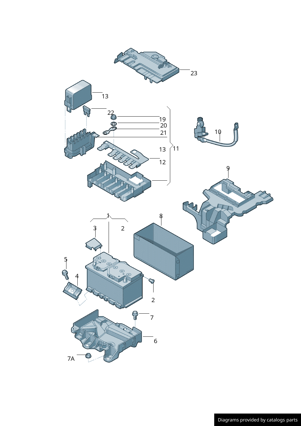 Car part diagram