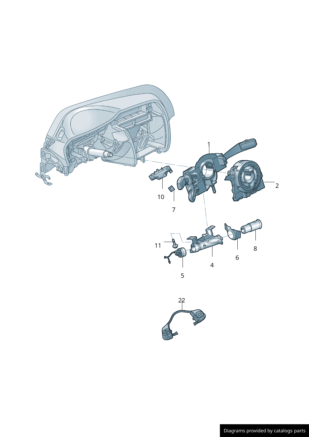Car part diagram