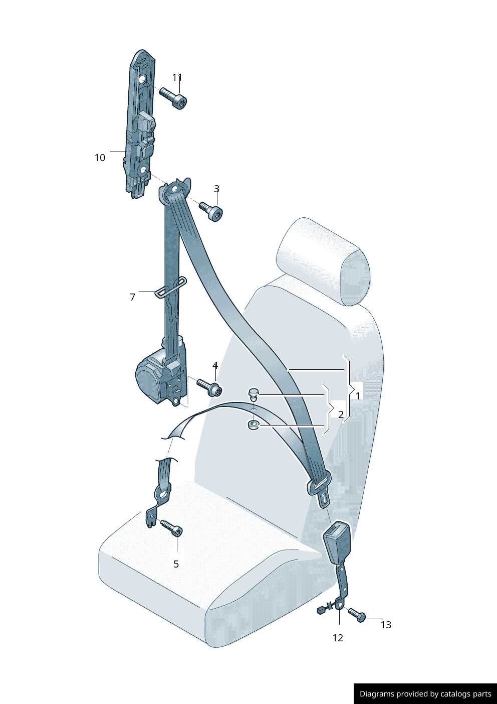 Car part diagram