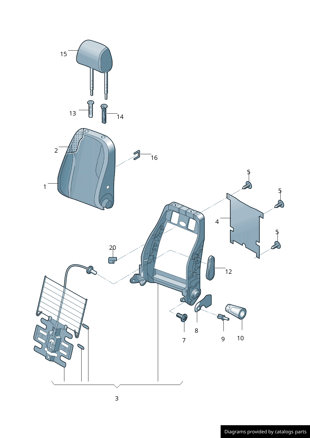 Car part diagram