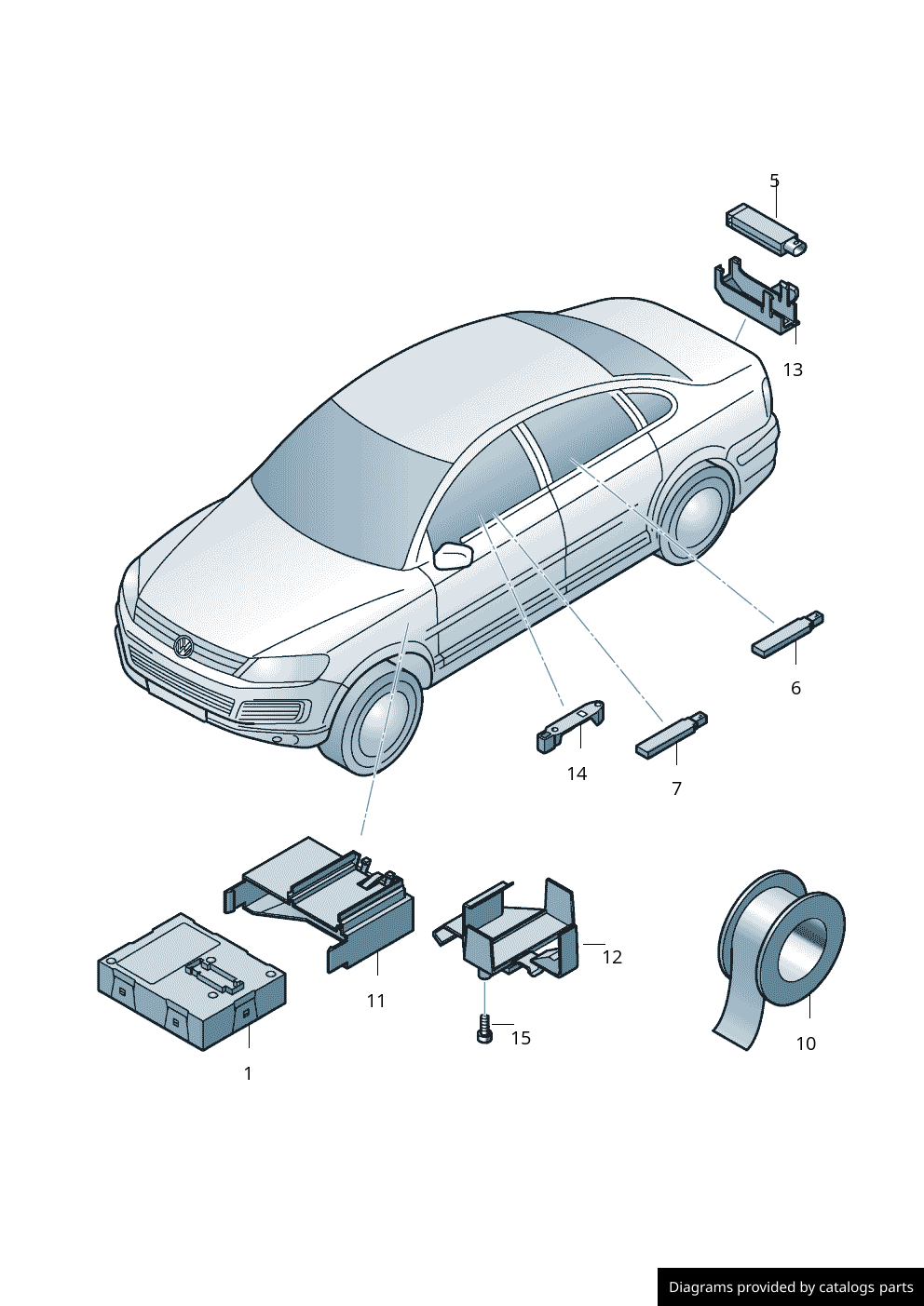 Car part diagram