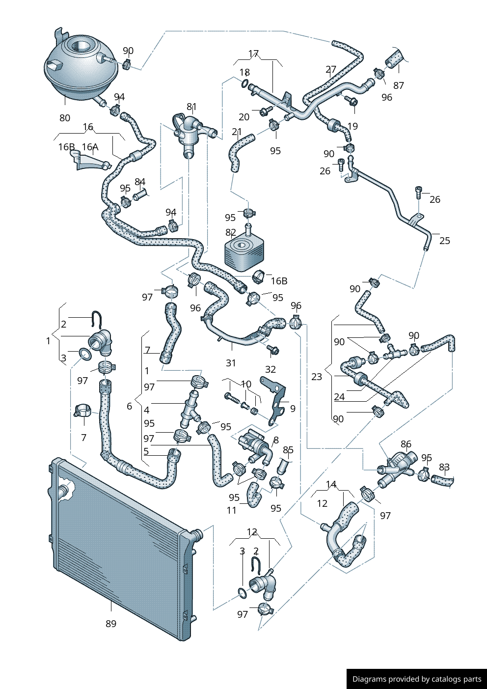 Car part diagram