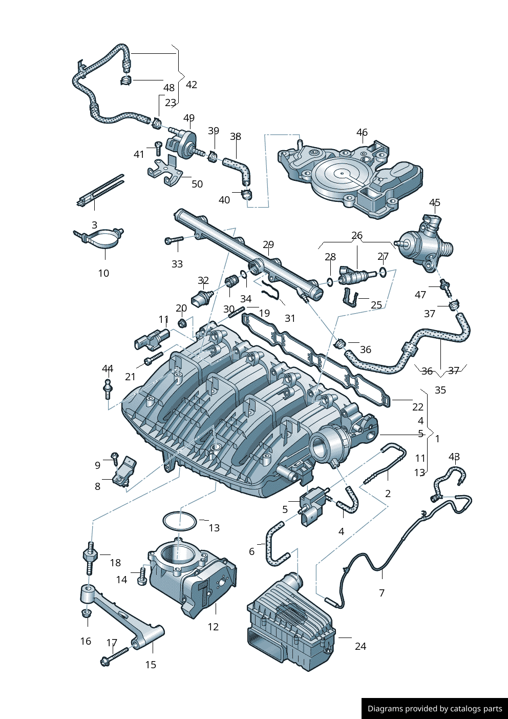 Car part diagram