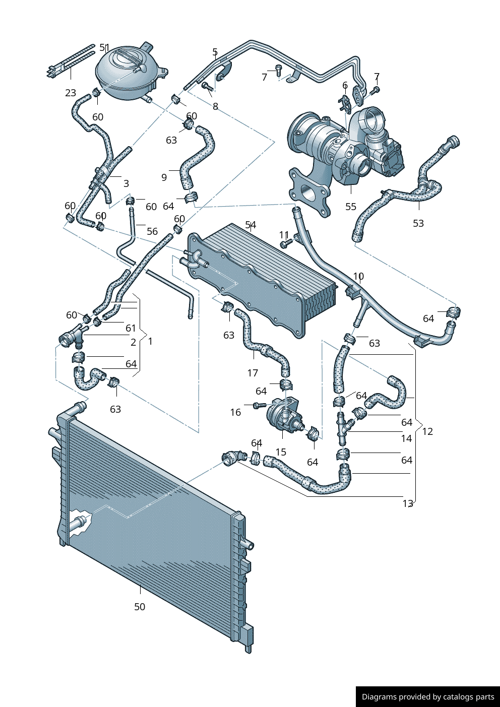 Car part diagram