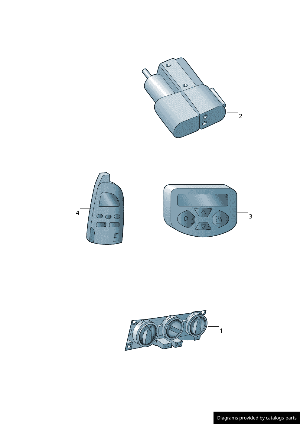 Skoda Auxiliary Heater For Retrofitting BHW400002 LLLParts