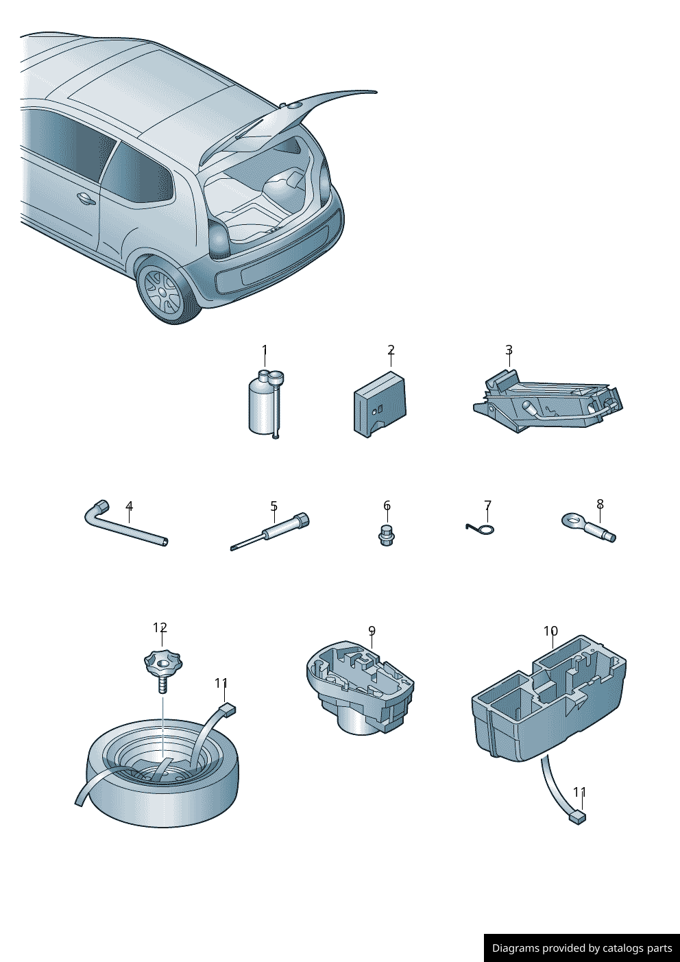 Car part diagram