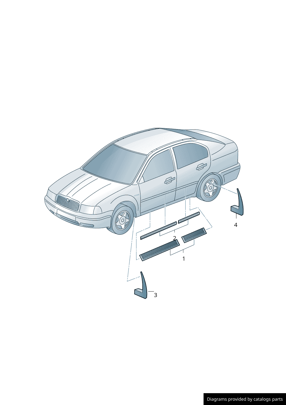 Car part diagram