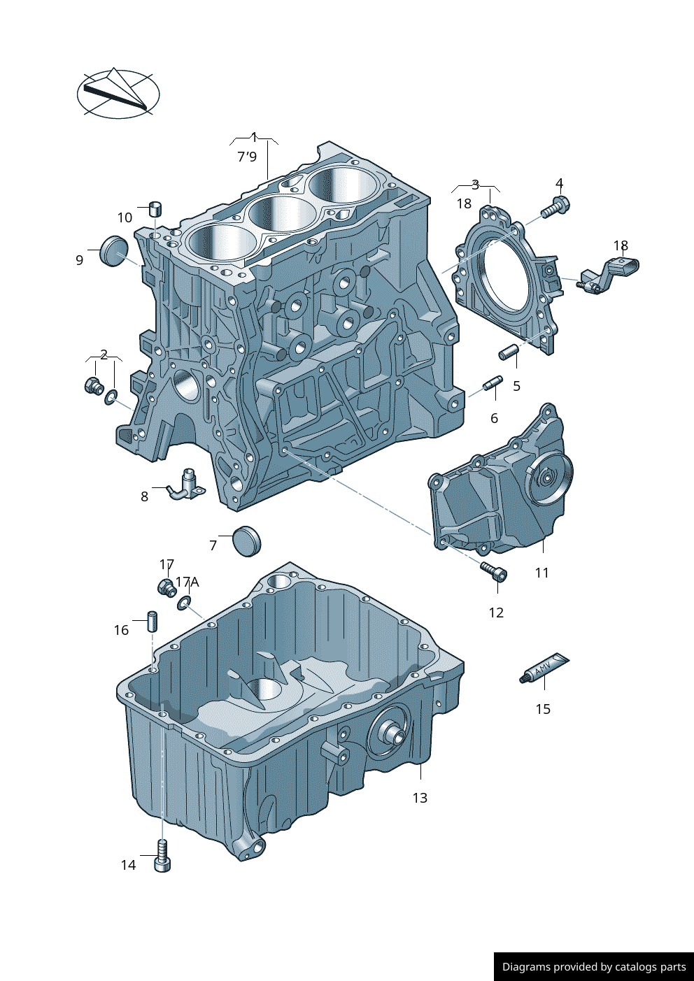 Car part diagram