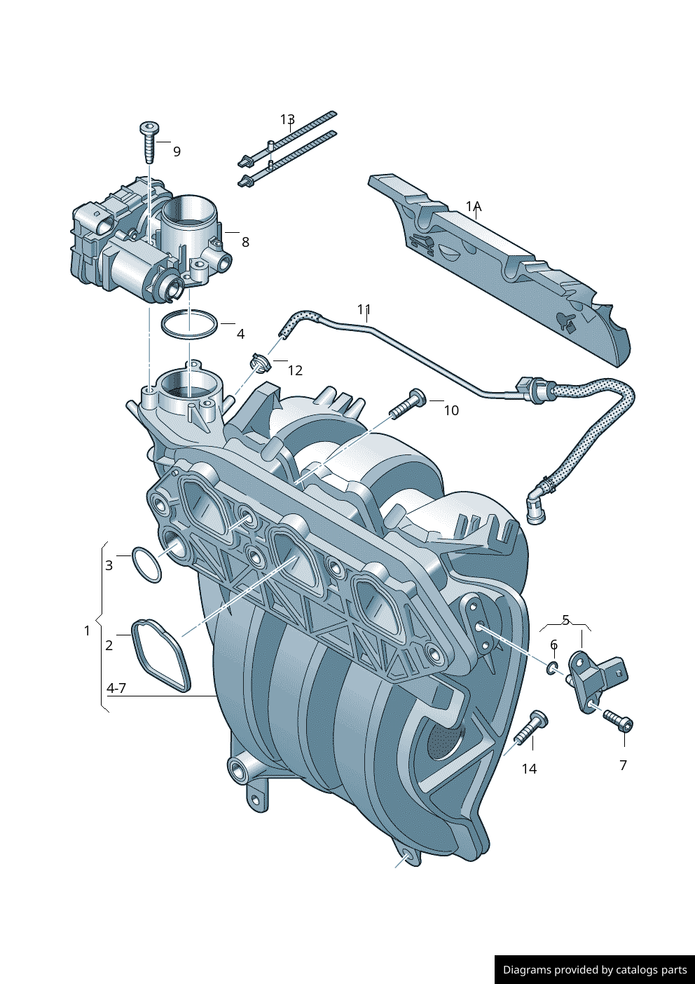 Car part diagram