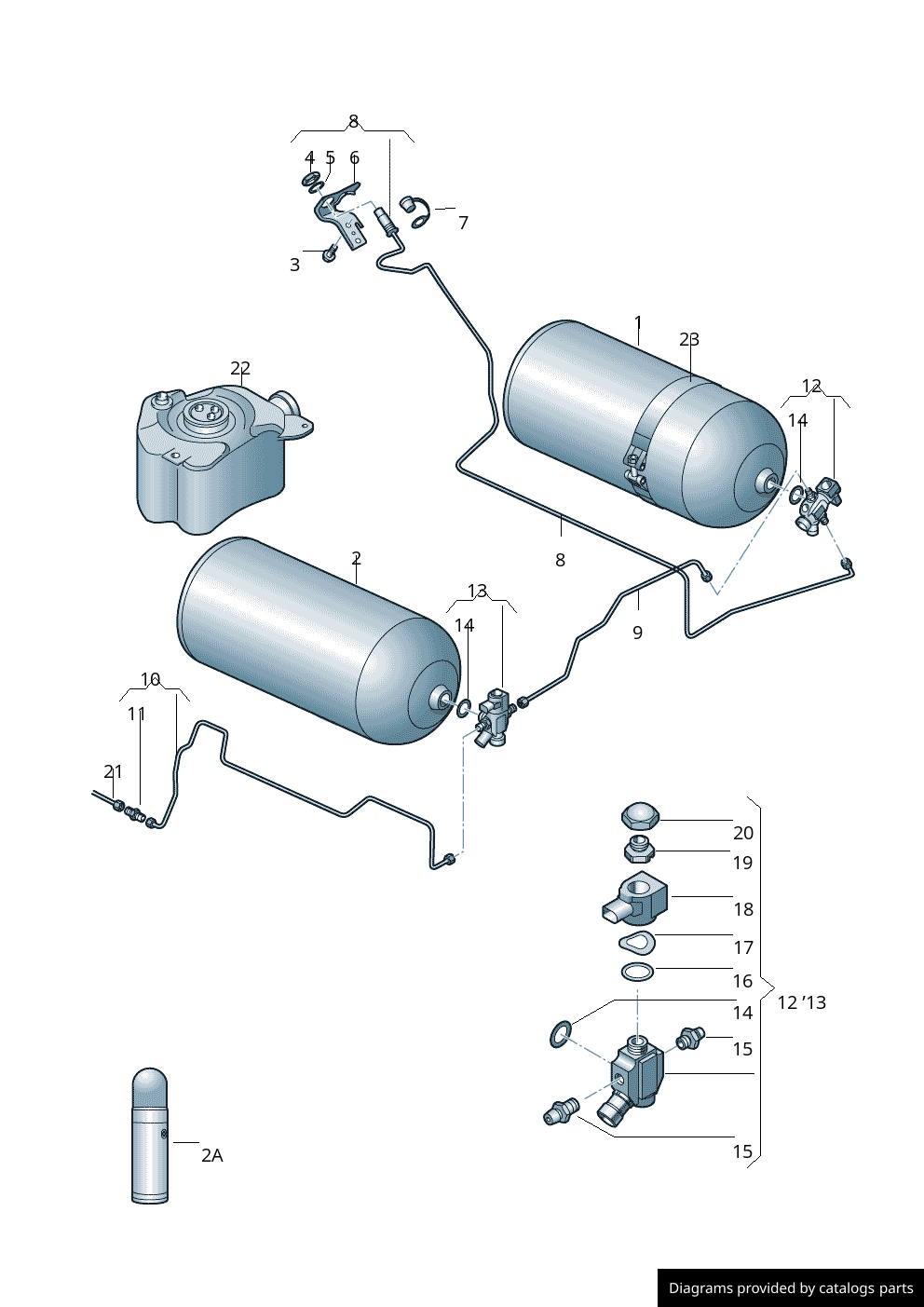 Car part diagram