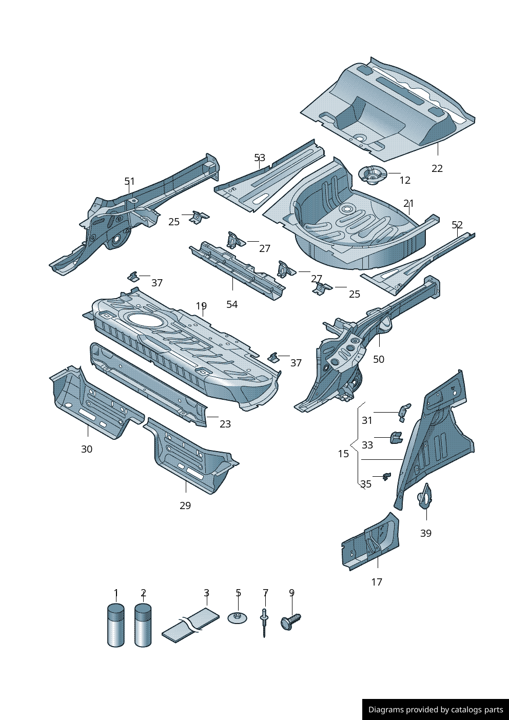 Car part diagram