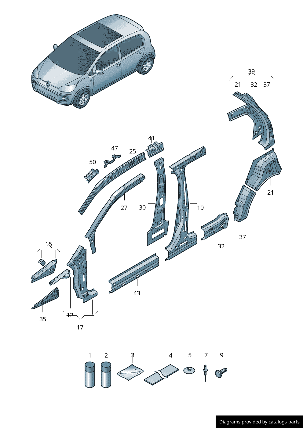 Car part diagram