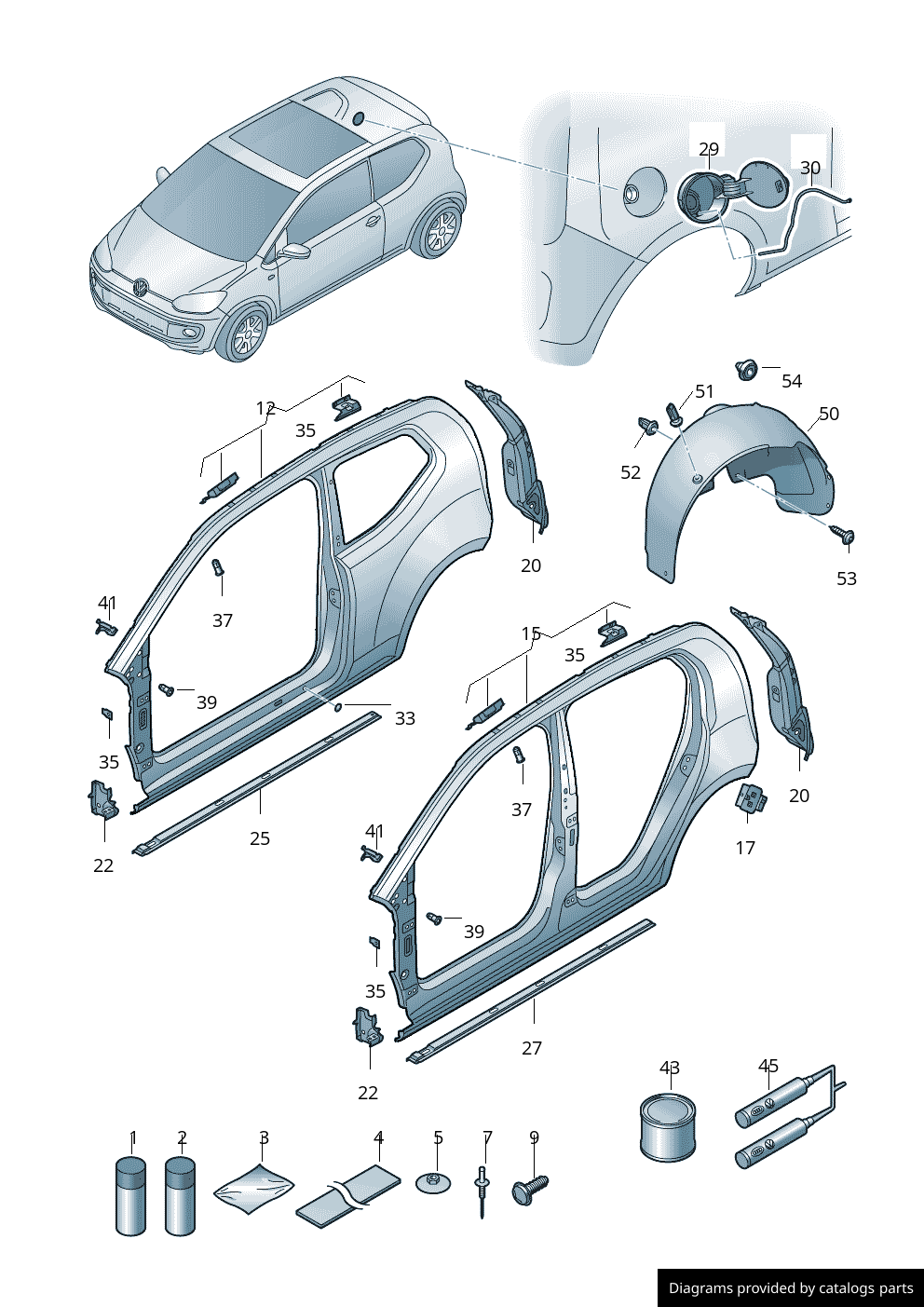 Car part diagram
