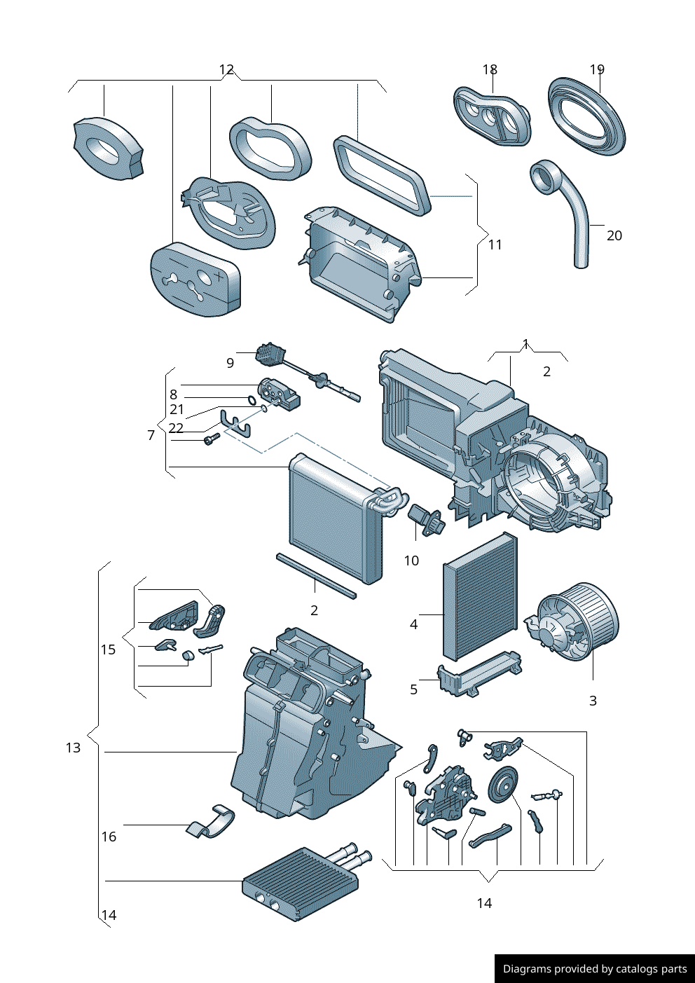 Car part diagram