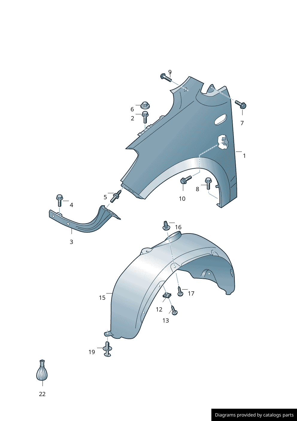 Car part diagram