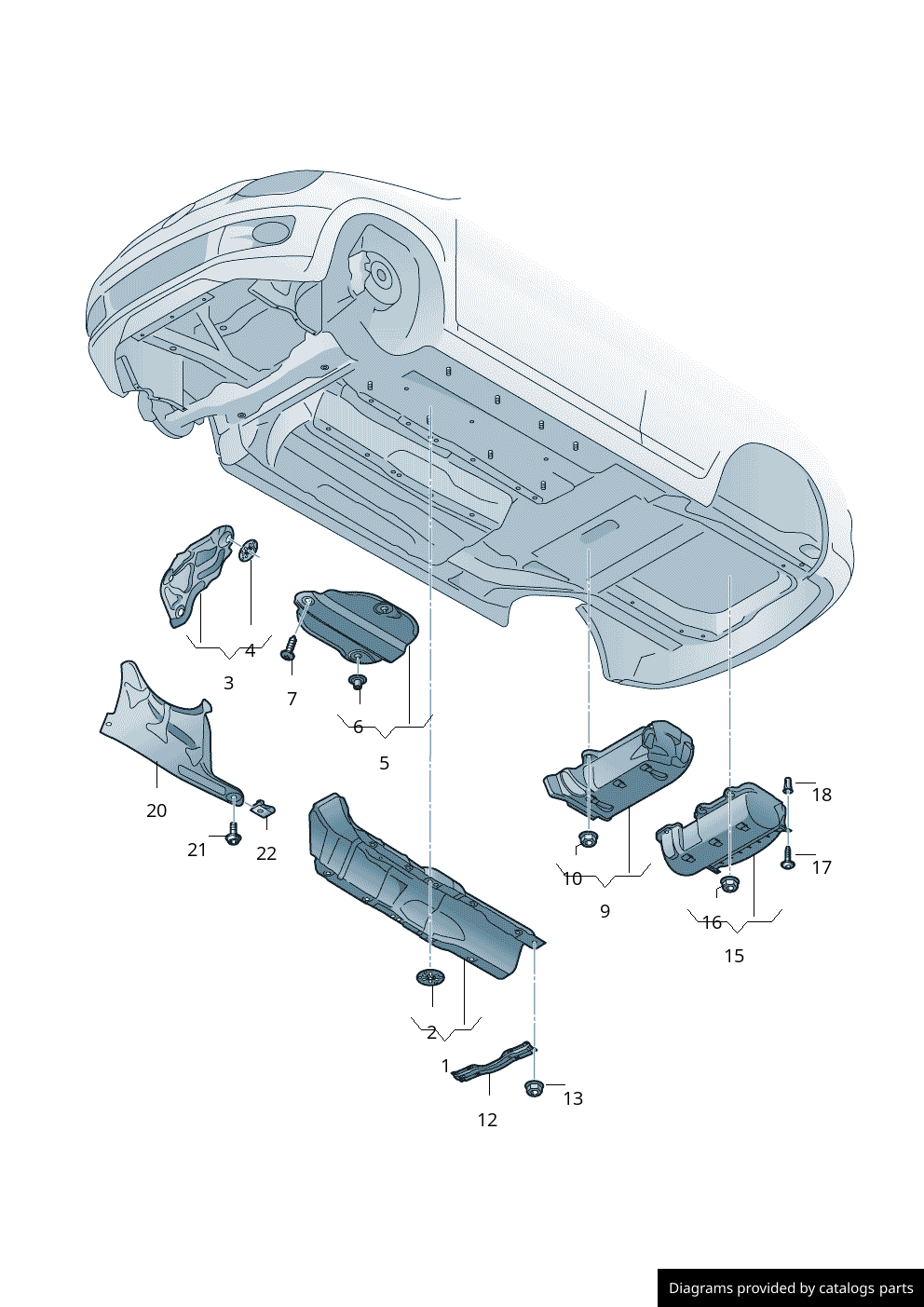 Car part diagram