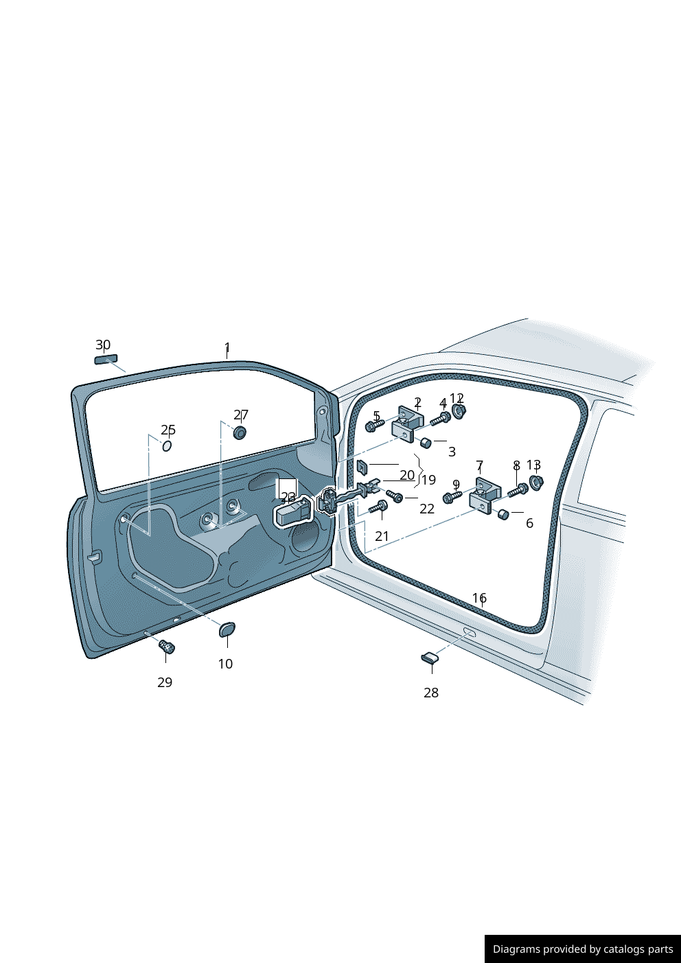 Car part diagram