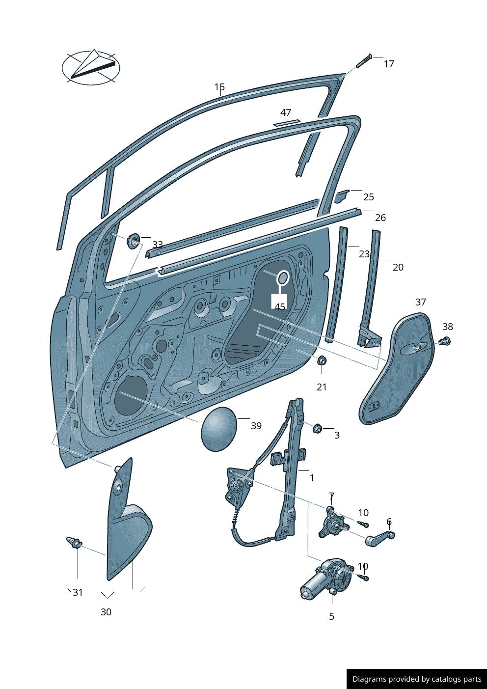 Car part diagram
