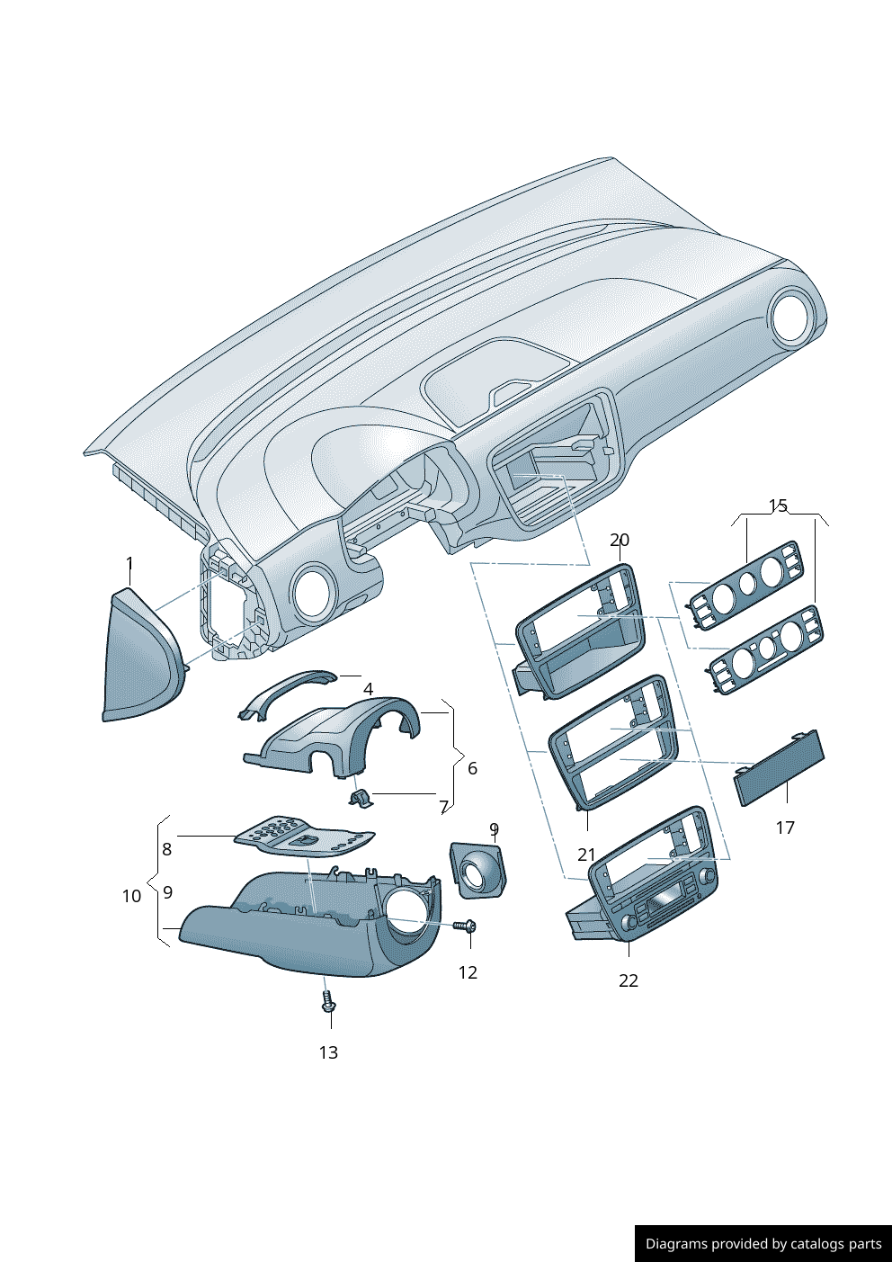 Car part diagram