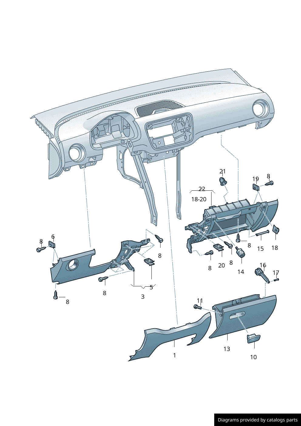 Car part diagram