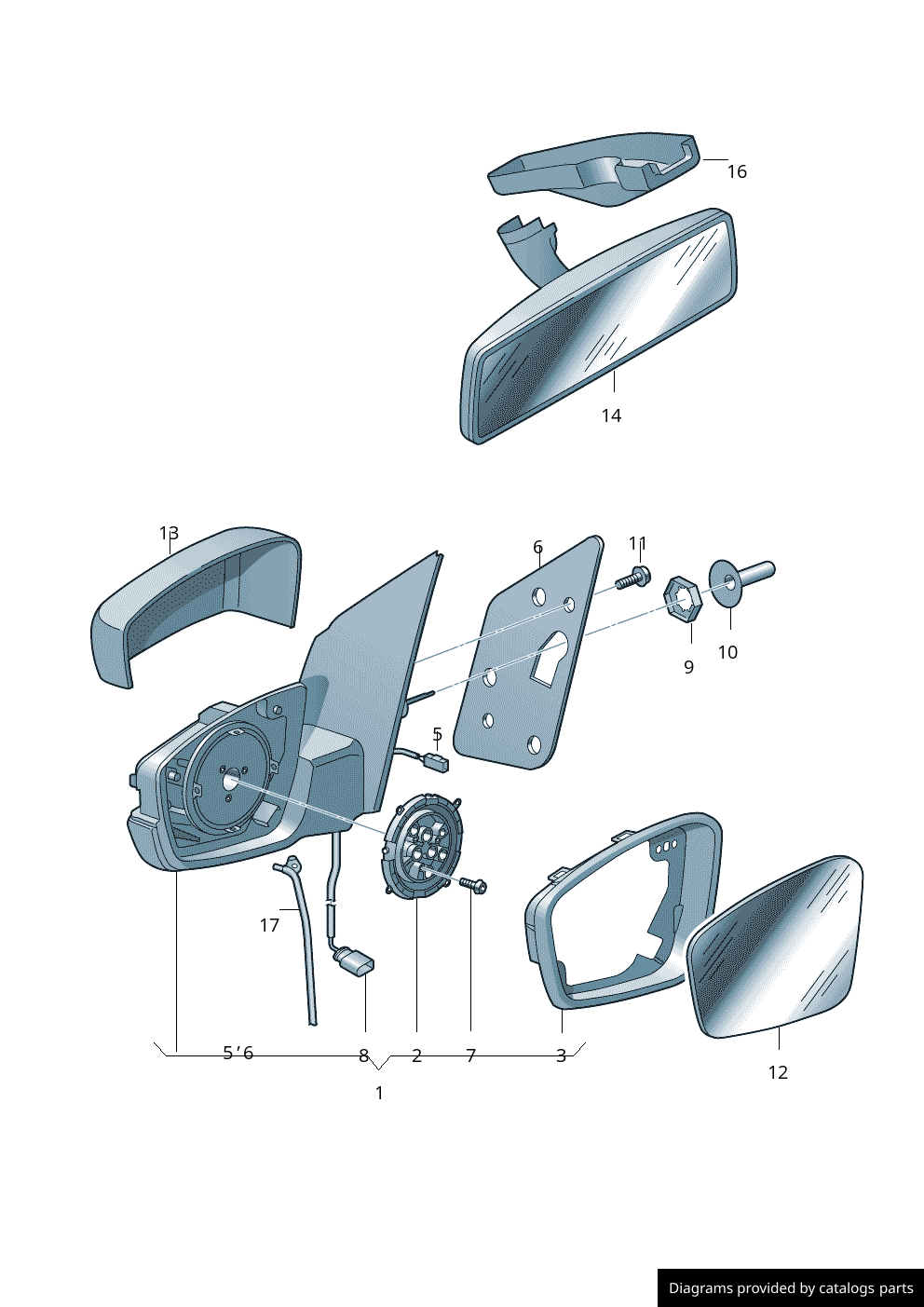 Car part diagram