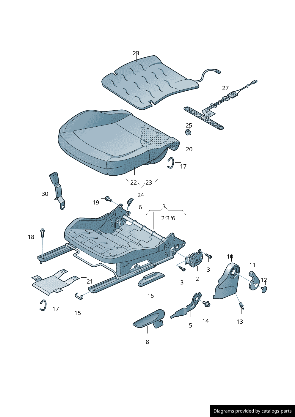 Car part diagram