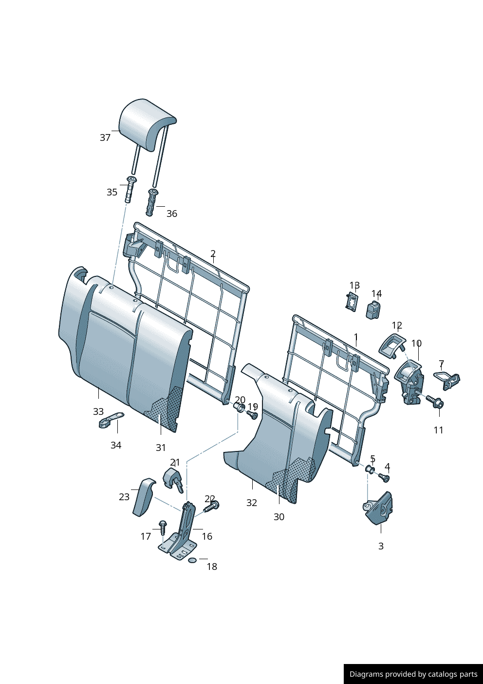 Car part diagram