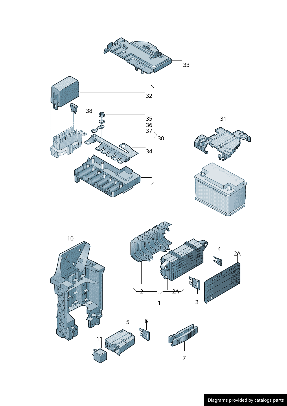 Car part diagram