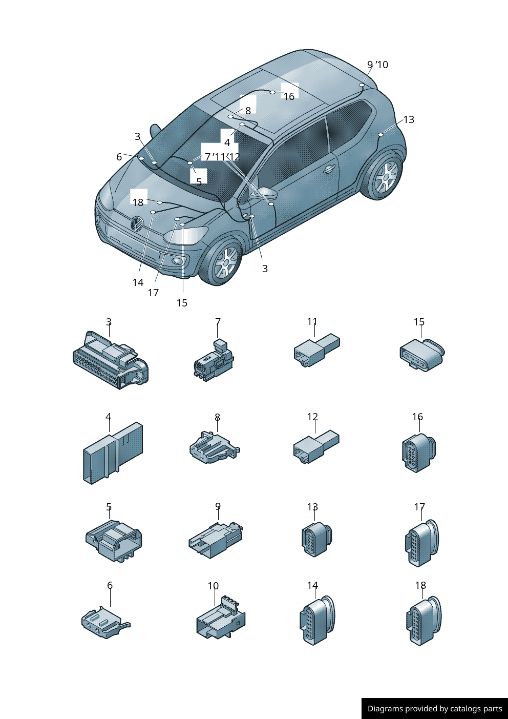Car part diagram