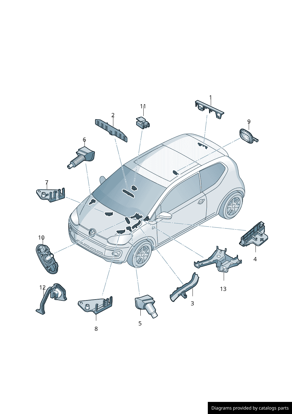 Car part diagram