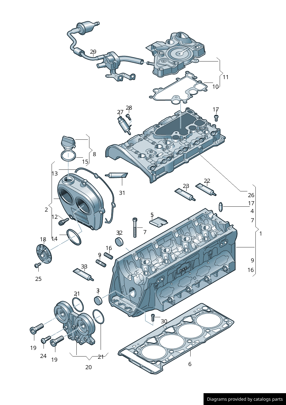 Car part diagram