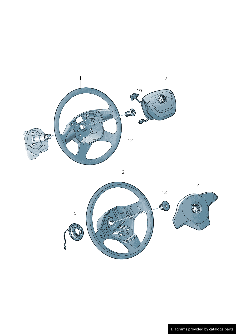Car part diagram