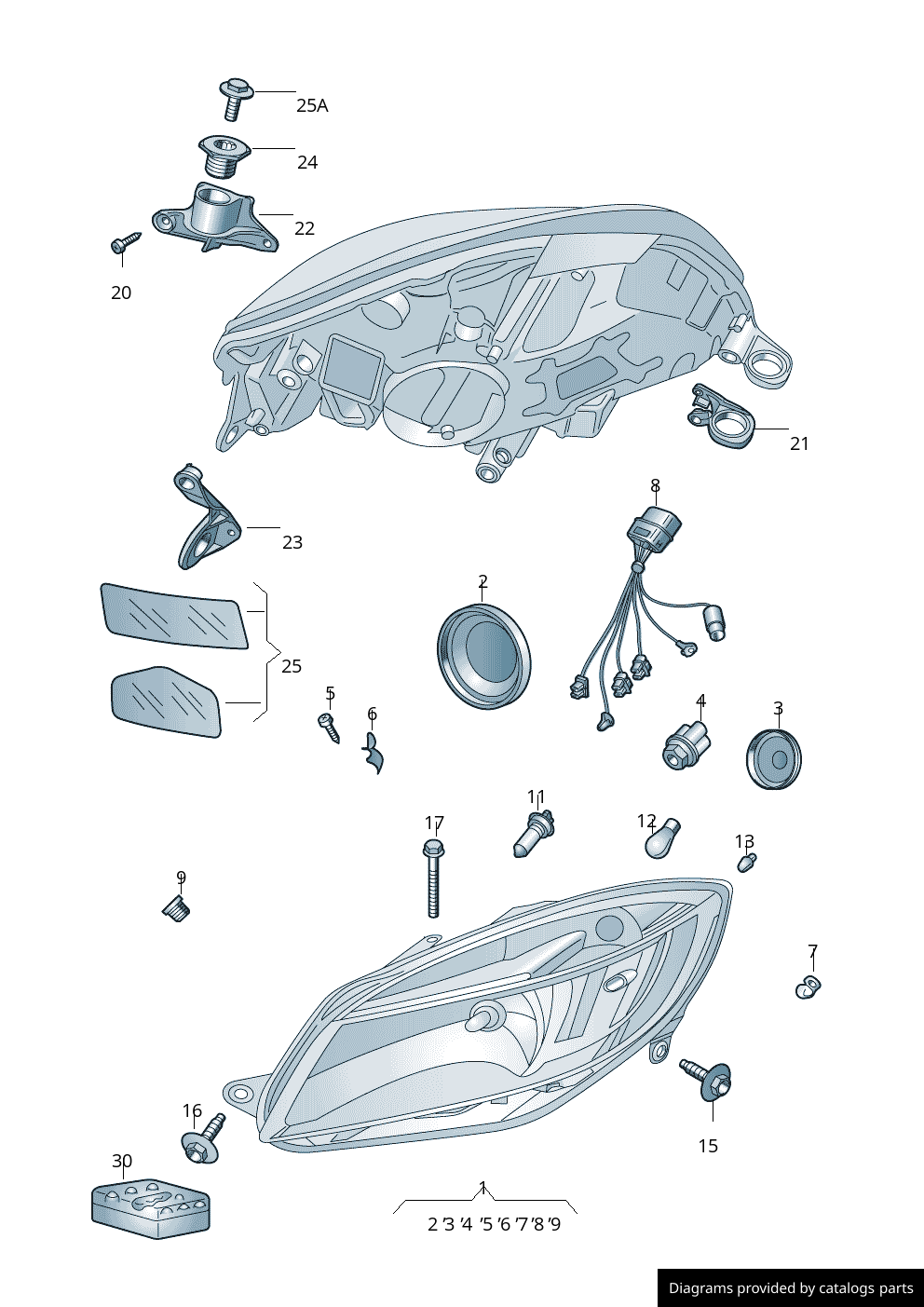 Car part diagram