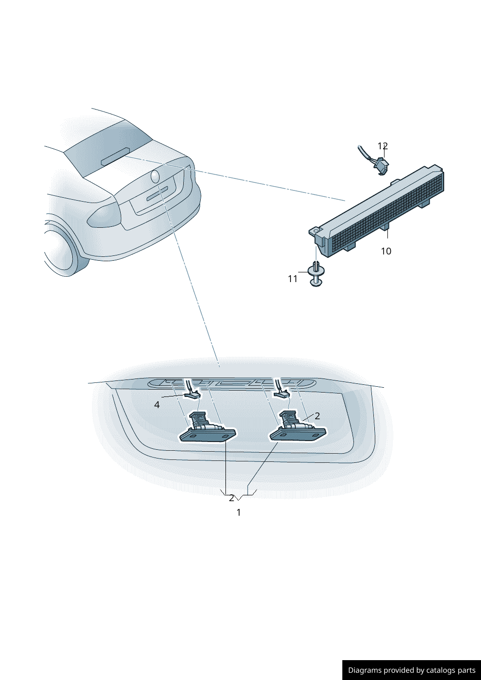 Car part diagram