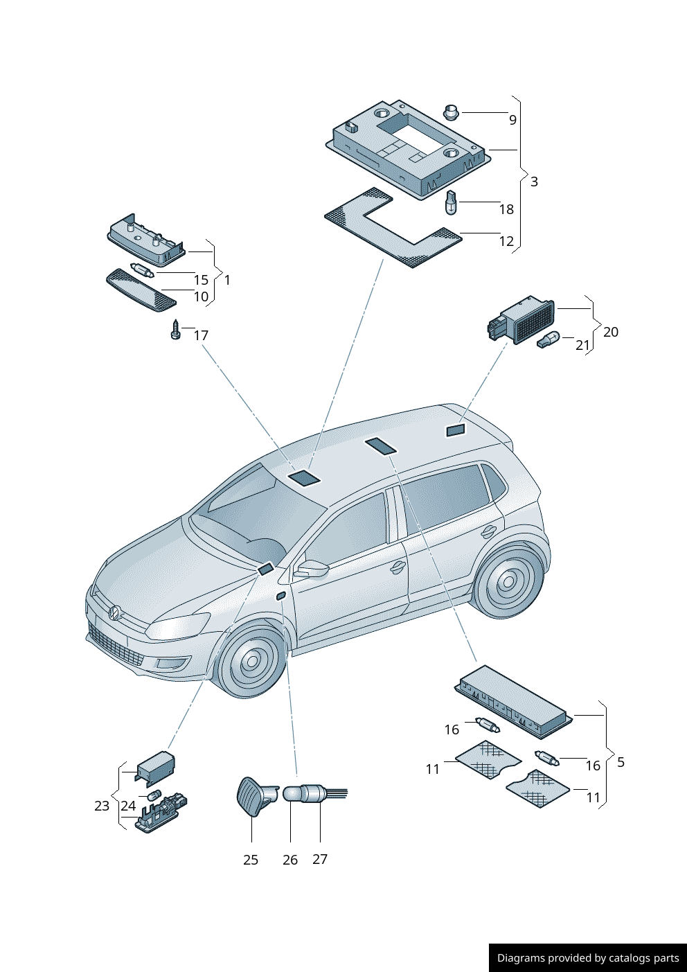 Car part diagram