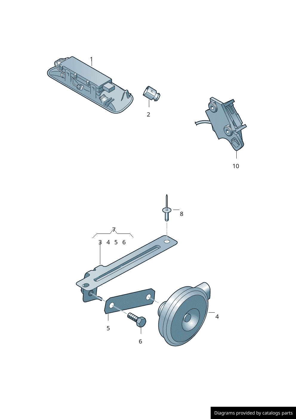 Car part diagram