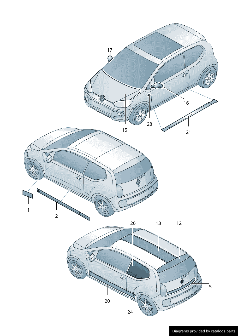 Car part diagram