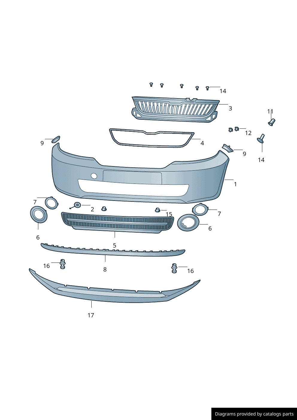 Car part diagram