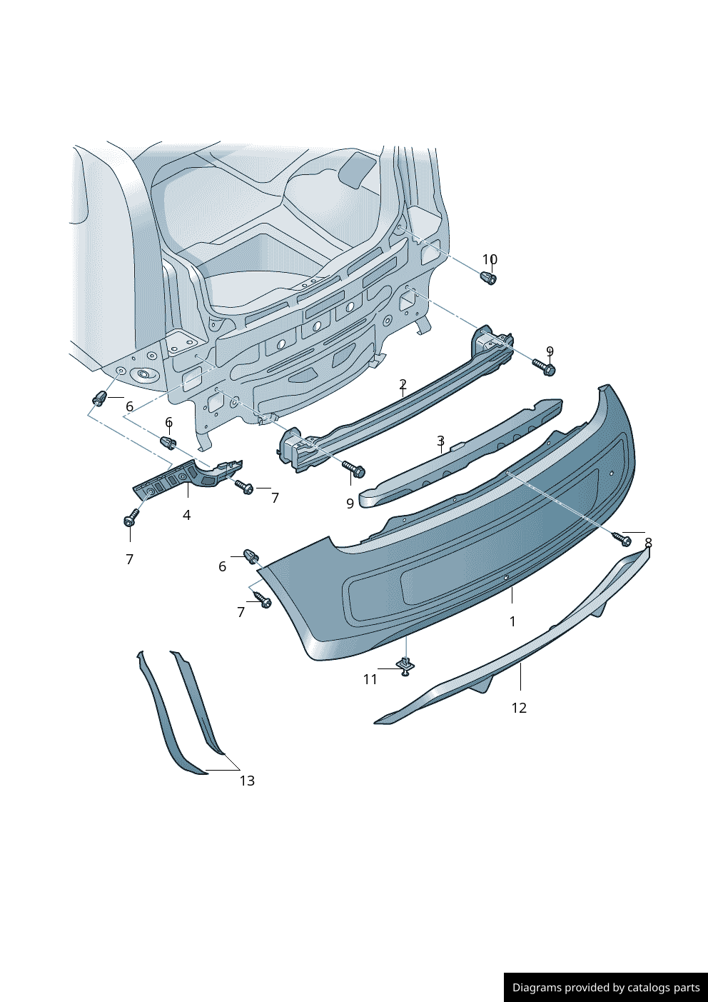Car part diagram