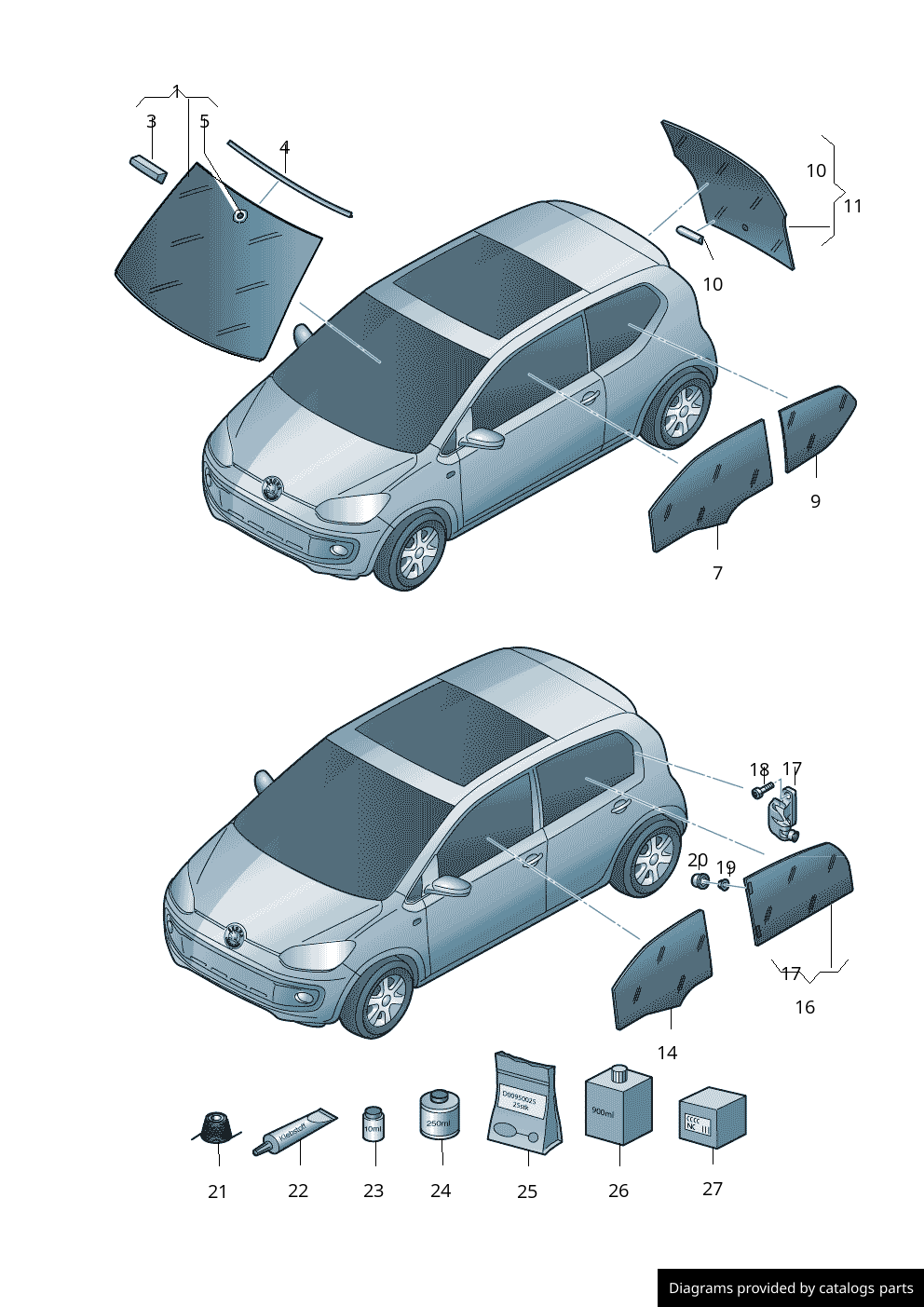 Car part diagram