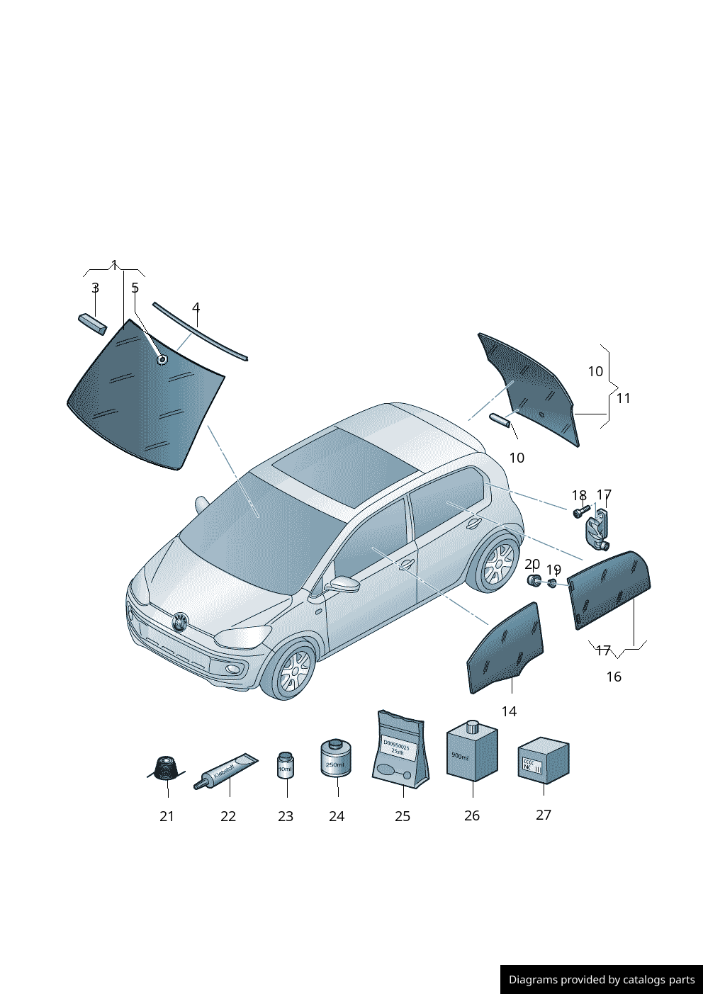 Car part diagram