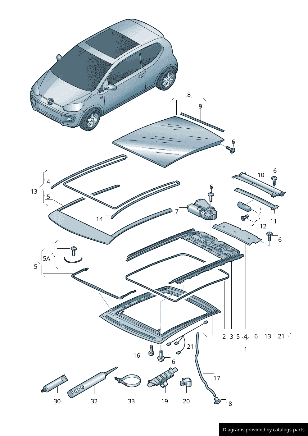 Car part diagram
