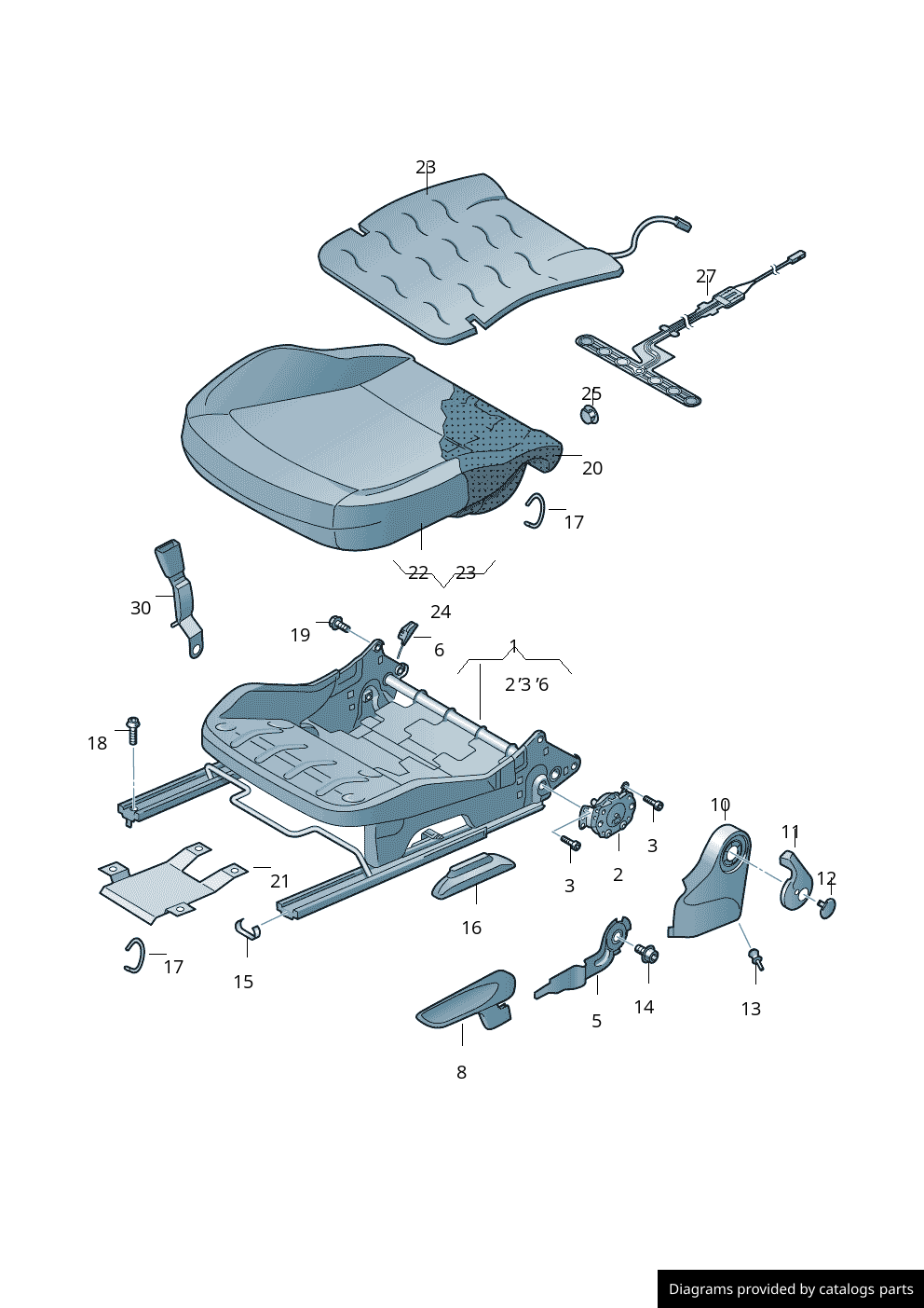 Car part diagram