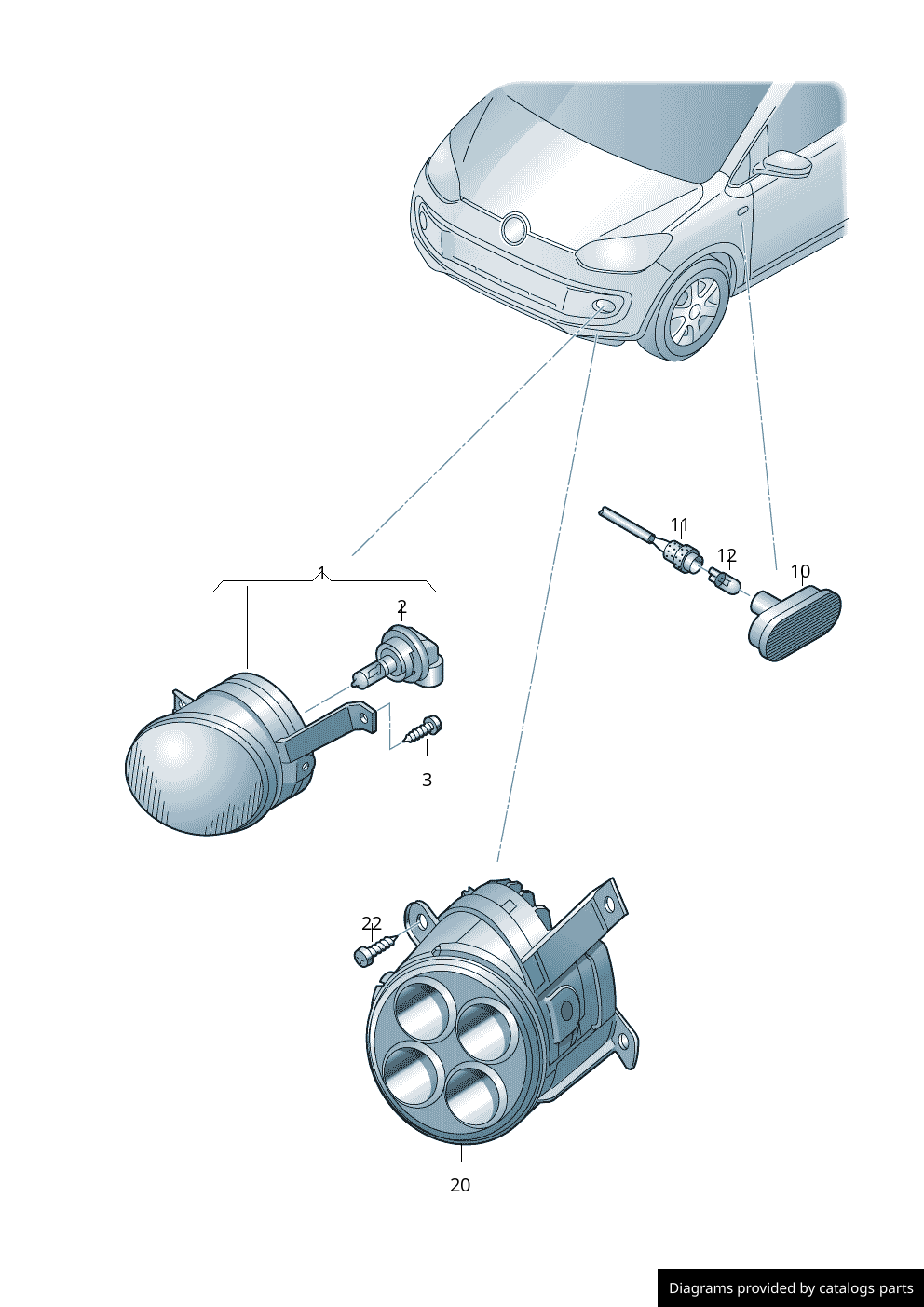 Car part diagram