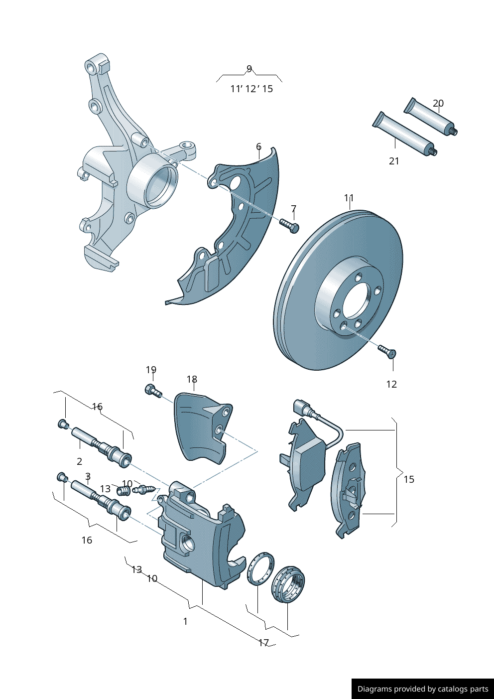 Car part diagram
