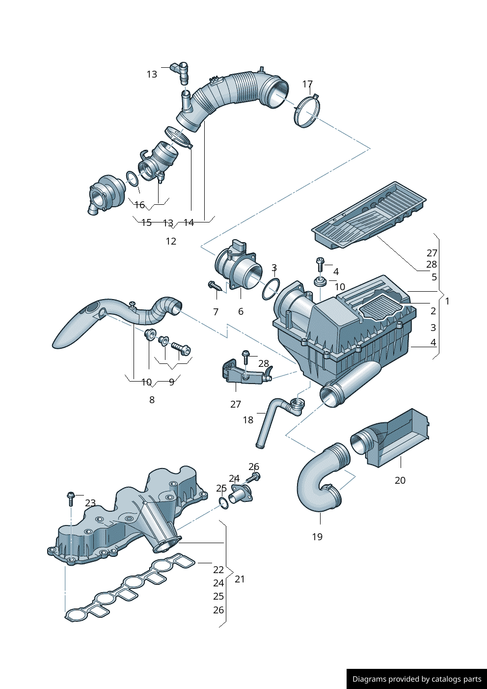 Car part diagram