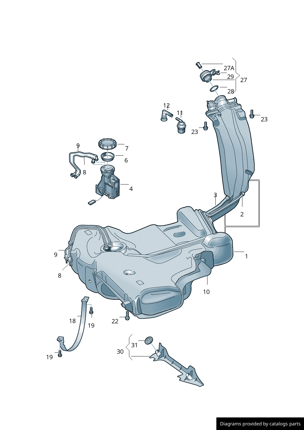 Car part diagram