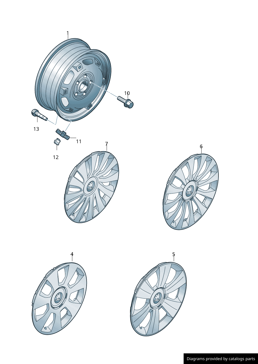 Car part diagram