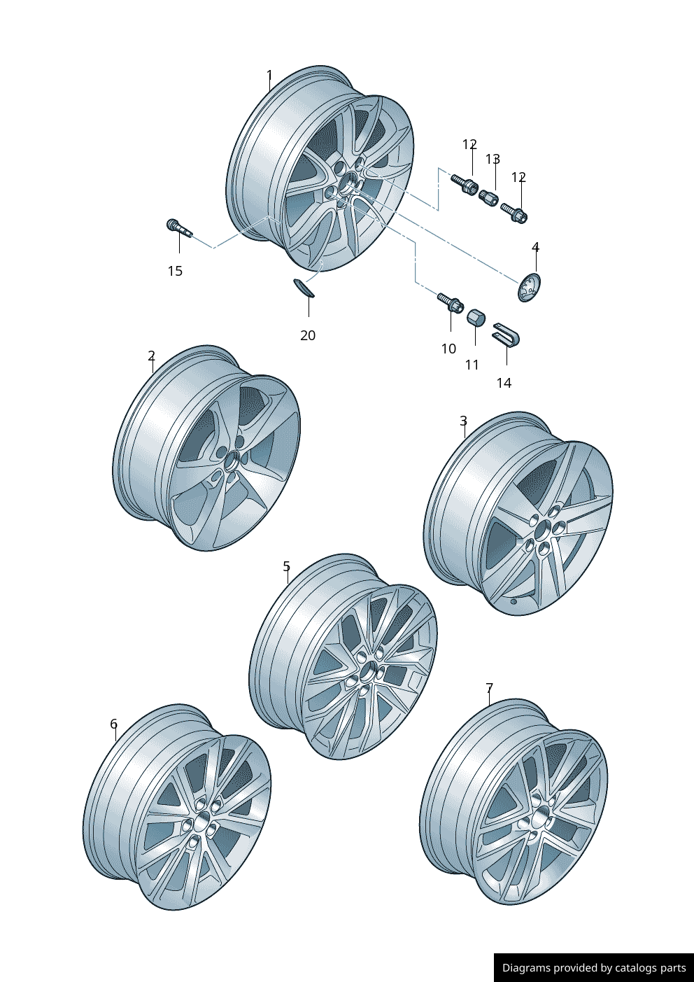 Car part diagram